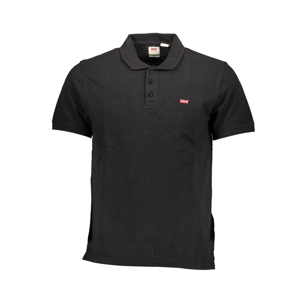 Polo en coton noir Levi's