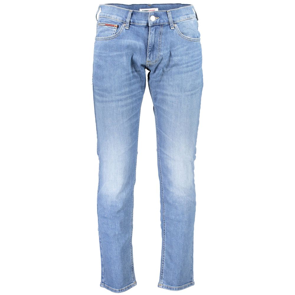 Jean et pantalon en coton bleu Tommy Hilfiger