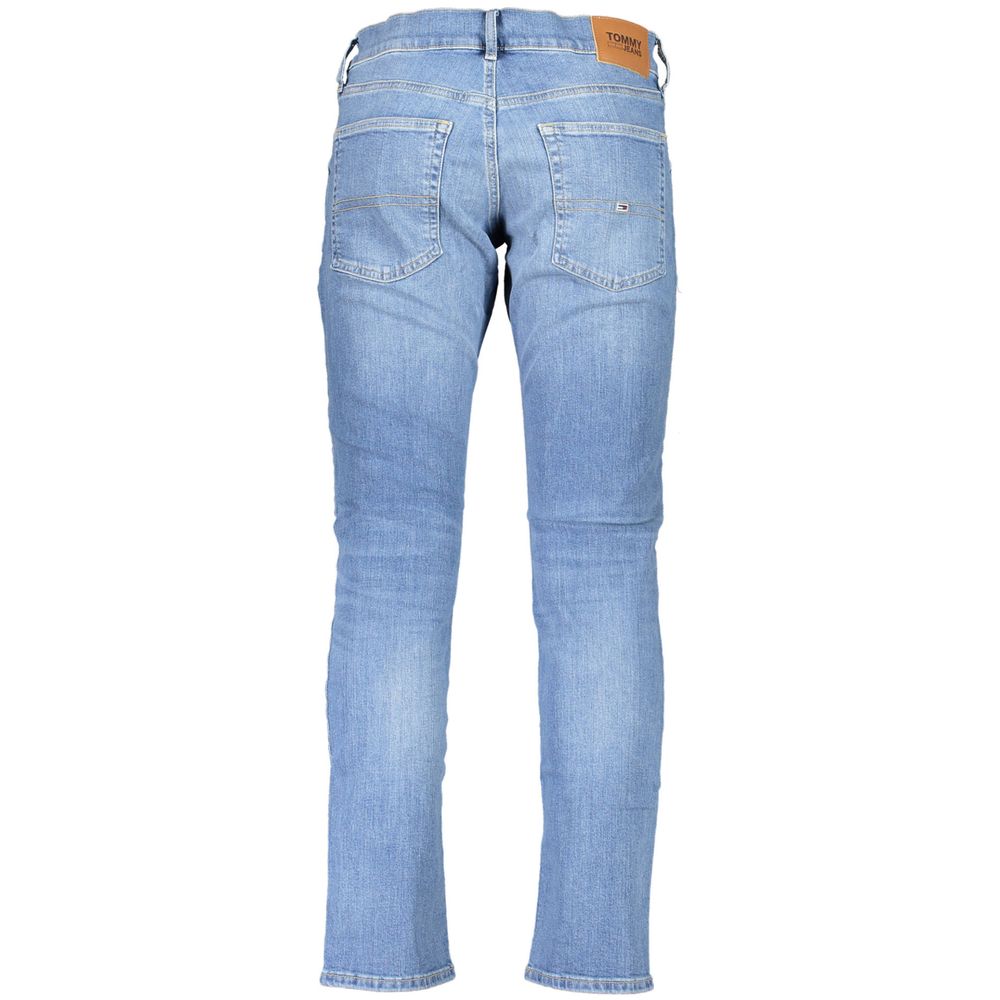 Jean et pantalon en coton bleu Tommy Hilfiger