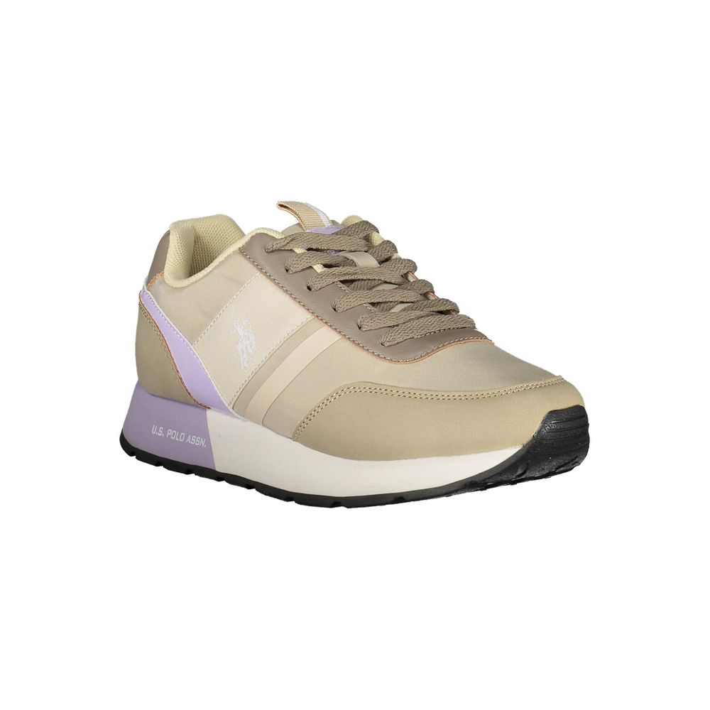 Baskets en nylon beige US POLO ASSN.