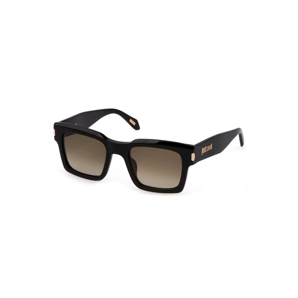 Lunettes de soleil en plastique noir Just Cavalli