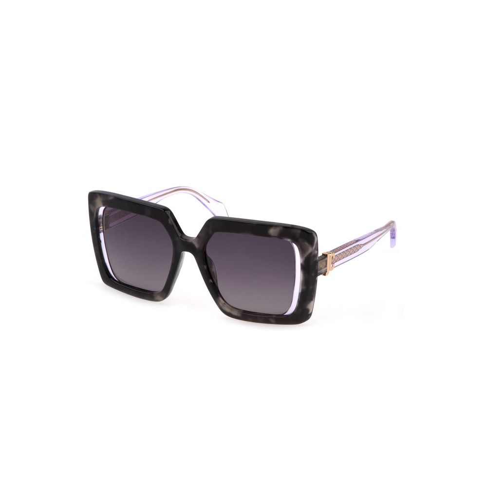 Lunettes de soleil en plastique noir Just Cavalli