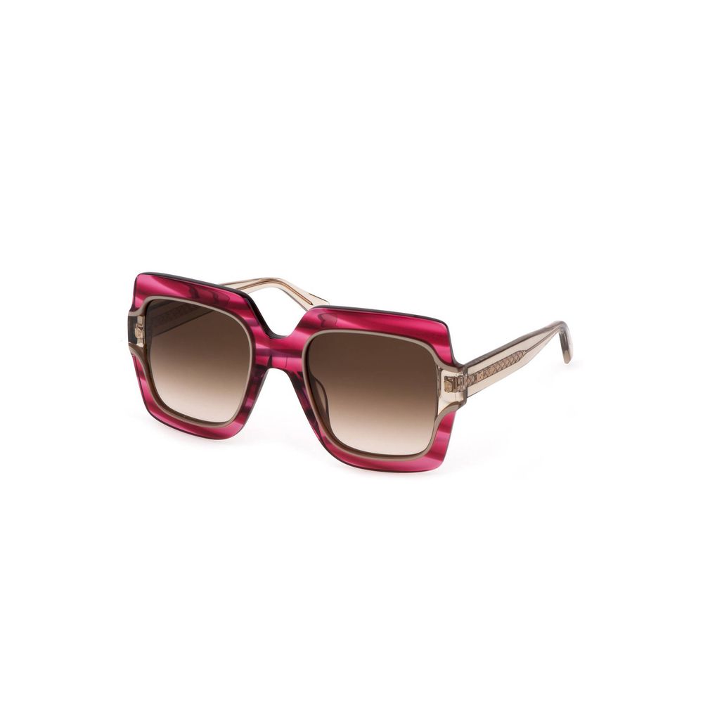 Lunettes de soleil en plastique rouge Just Cavalli