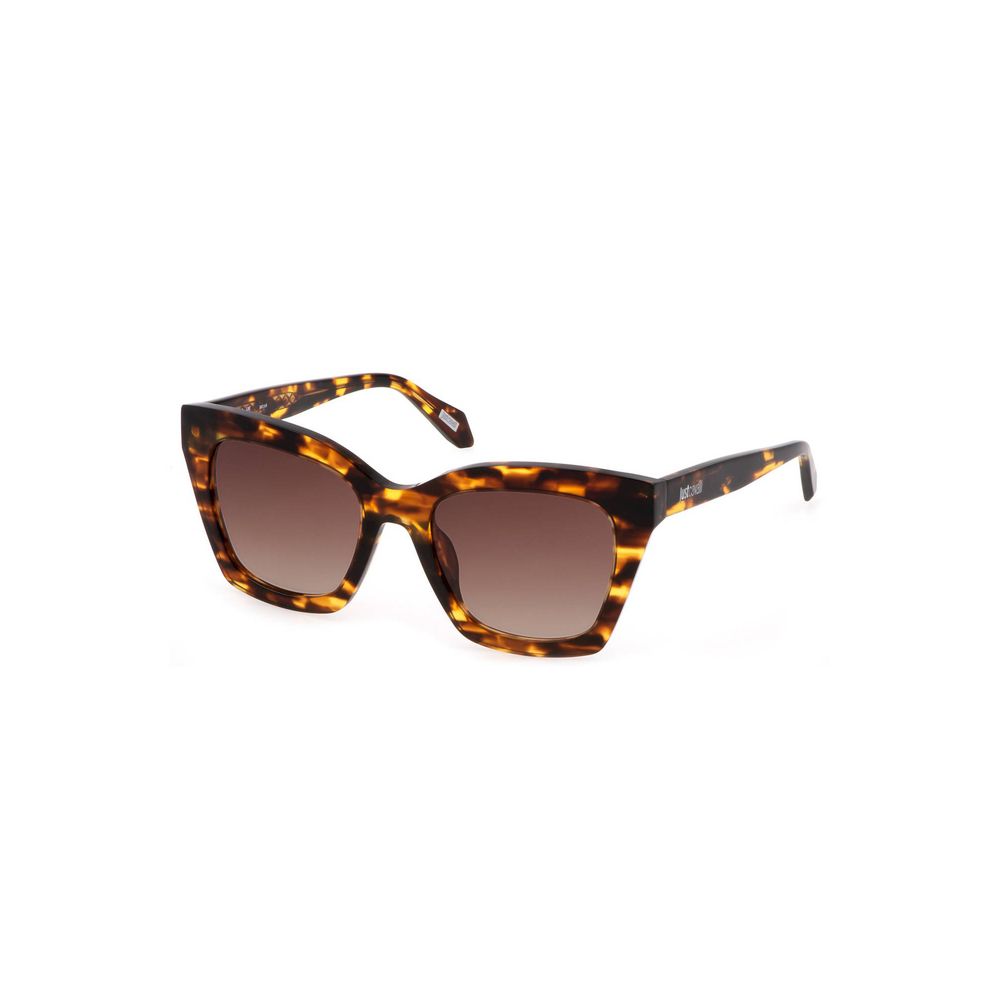 Lunettes de soleil en plastique marron Just Cavalli