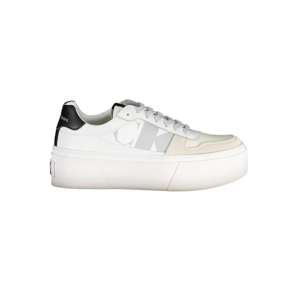 Baskets Calvin Klein en polyester blanc
