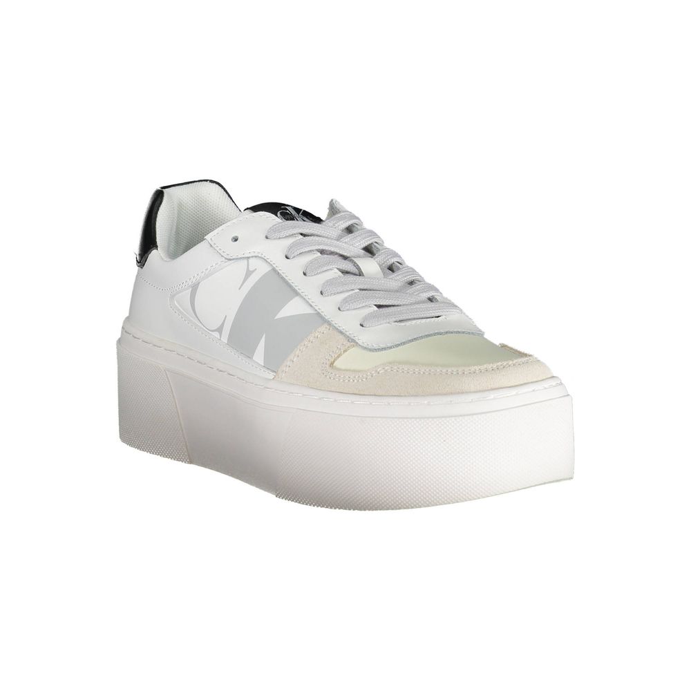 Baskets Calvin Klein en polyester blanc