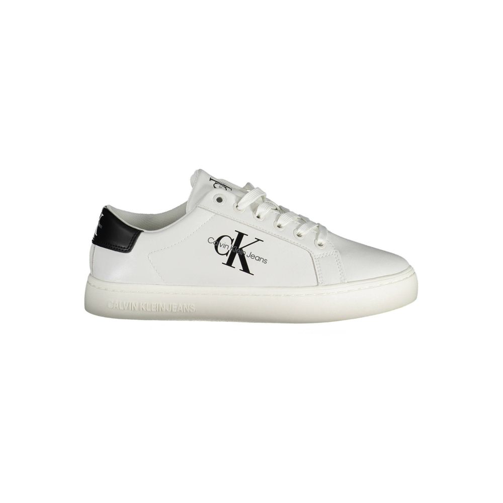 Baskets Calvin Klein en polyester blanc