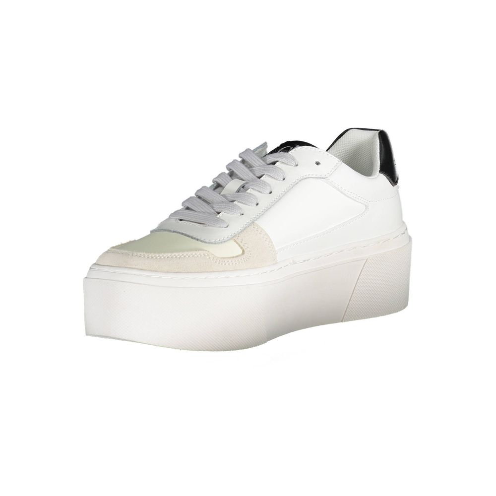 Baskets Calvin Klein en polyester blanc