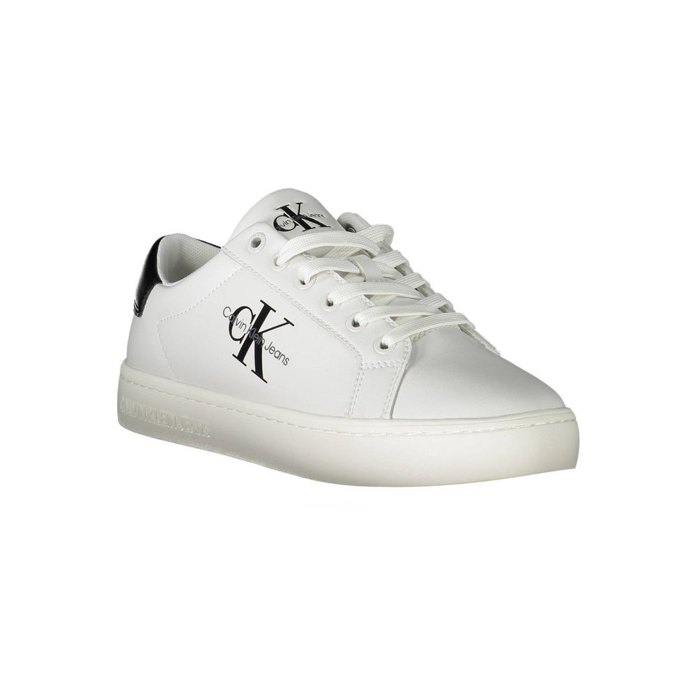 Baskets Calvin Klein en polyester blanc