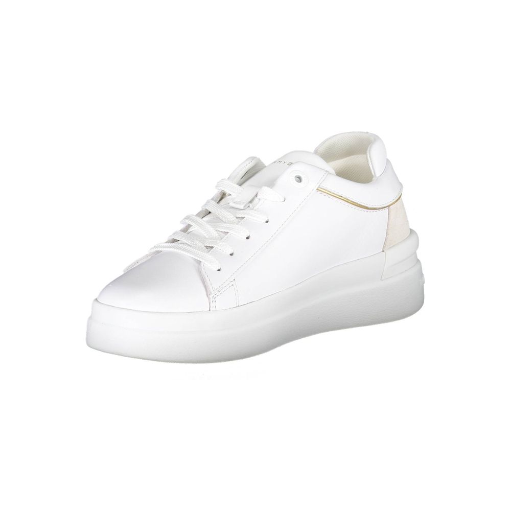 Baskets blanches en polyester Tommy Hilfiger