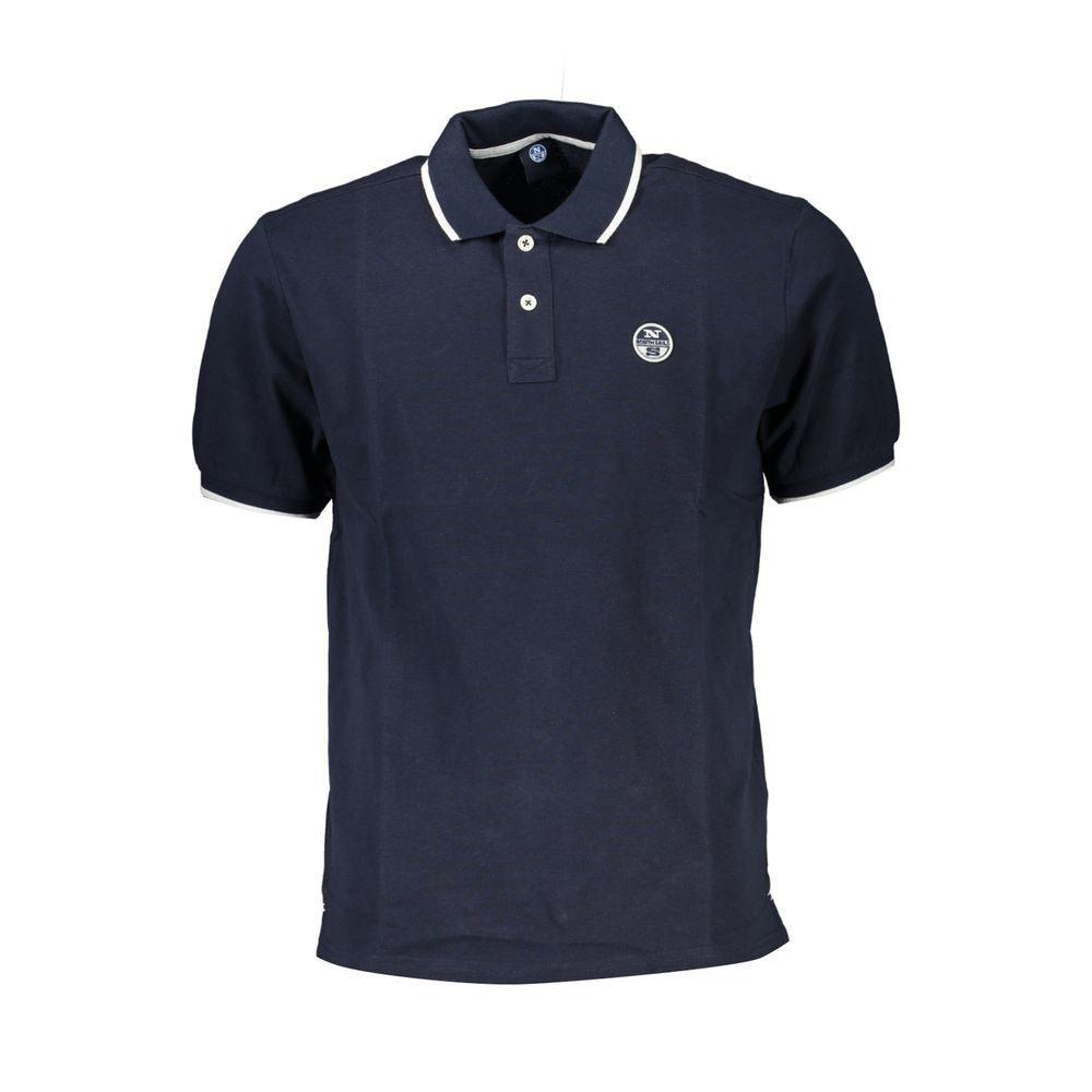 Polo en coton bleu North Sails