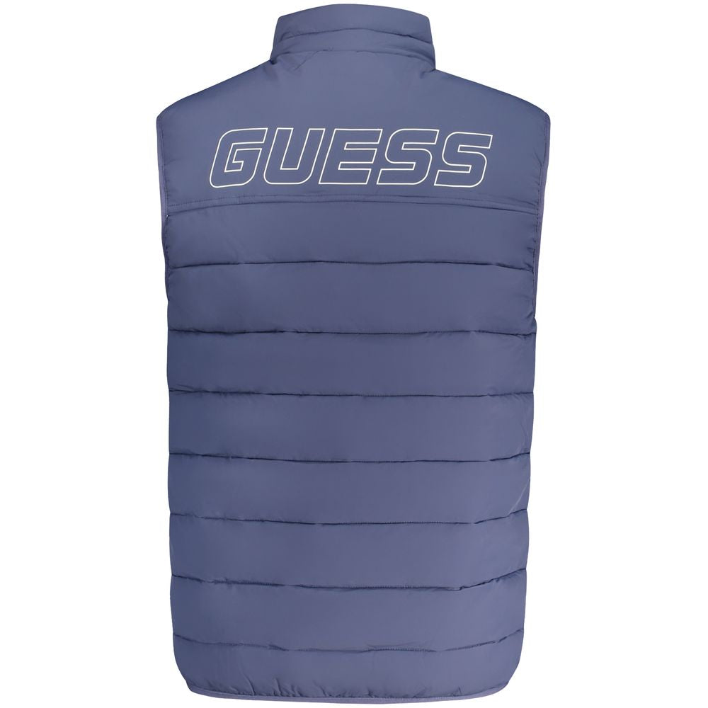 Guess Jeans Blue Spandex Men Jacket
