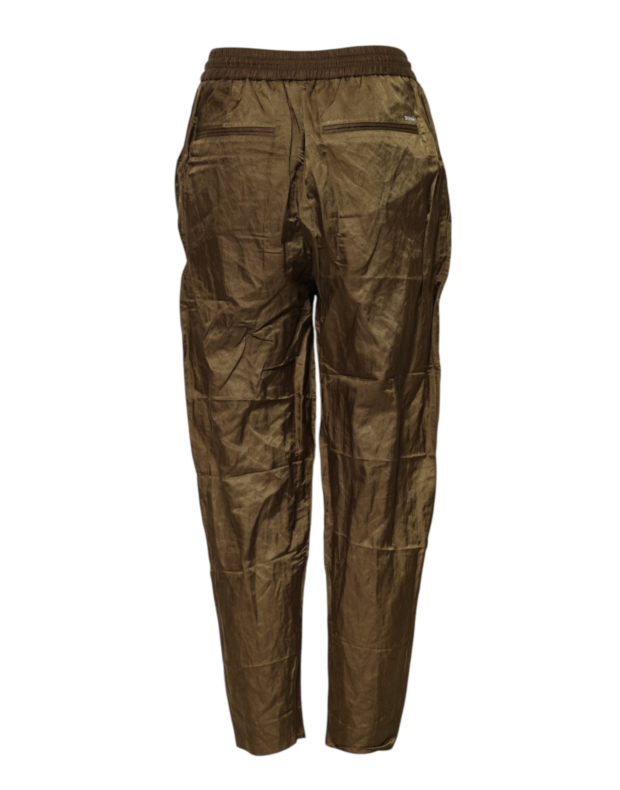 Pantalon de survêtement marron taille moyenne Dsquared² pour femme