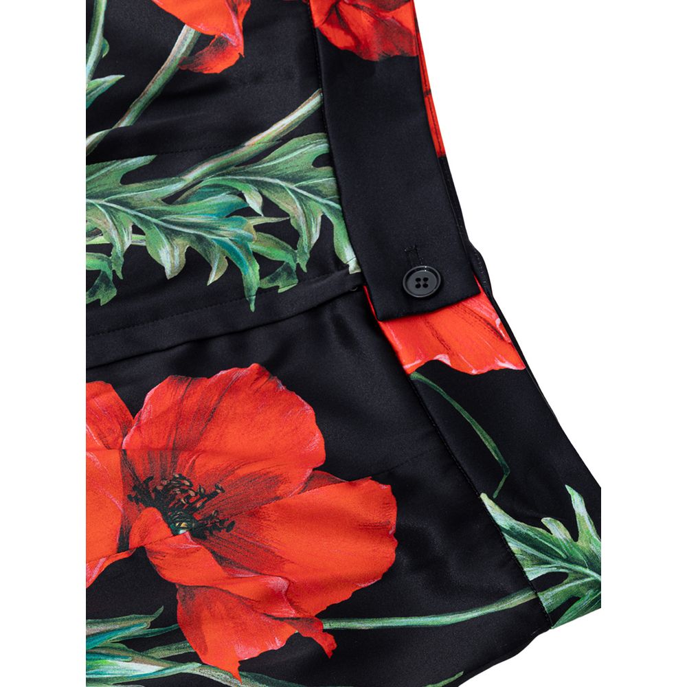 Jupe en soie bicolore Dolce &amp; Gabbana