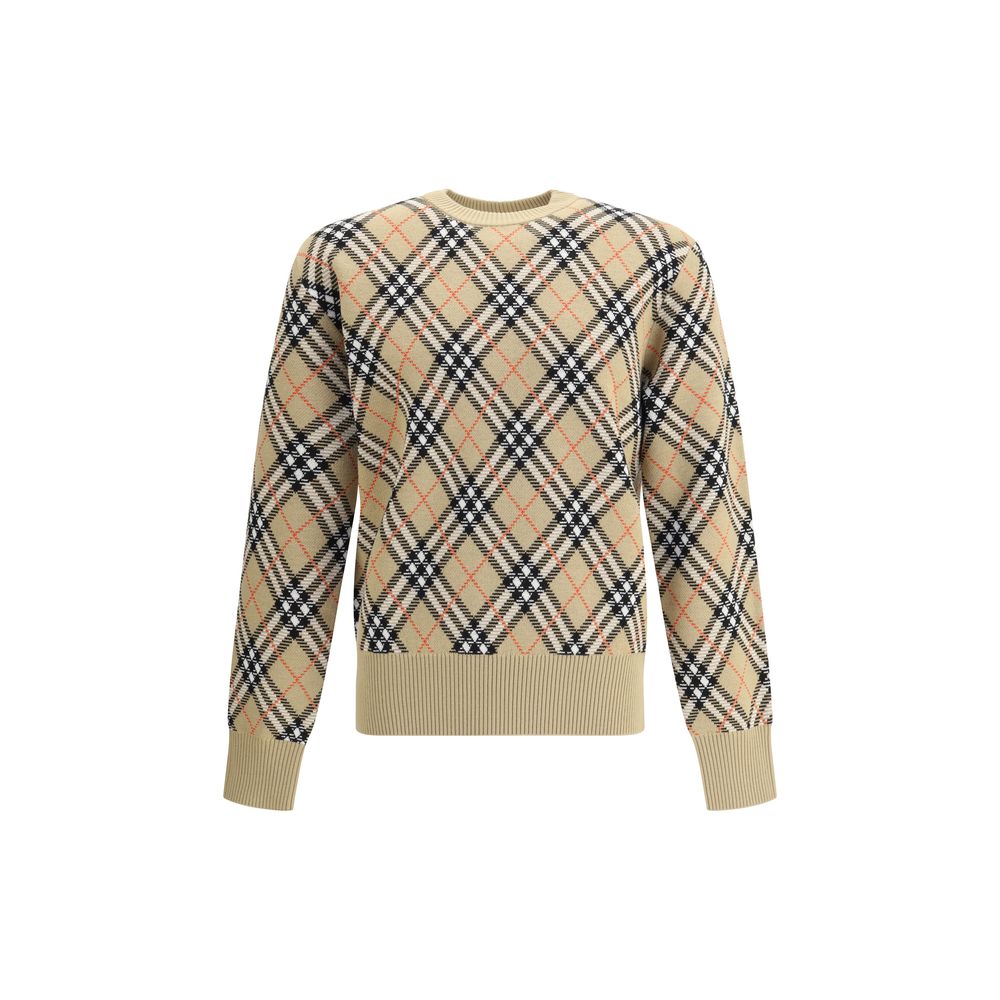 Sweat en laine Burberry Archive Check