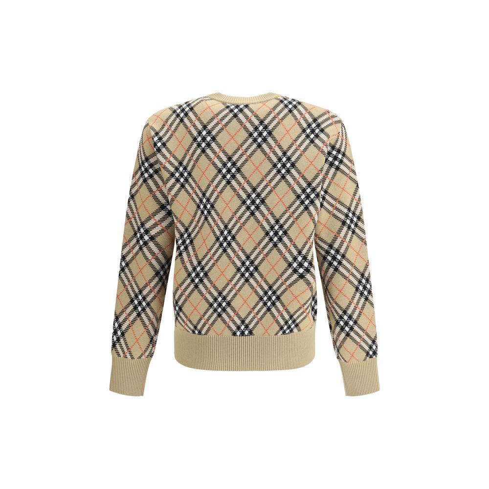 Sweat en laine Burberry Archive Check