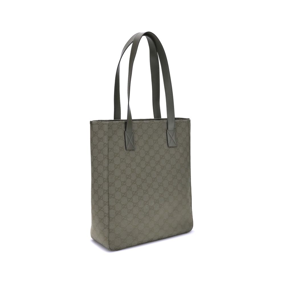 Sac fourre-tout moyen en toile GG de Gucci