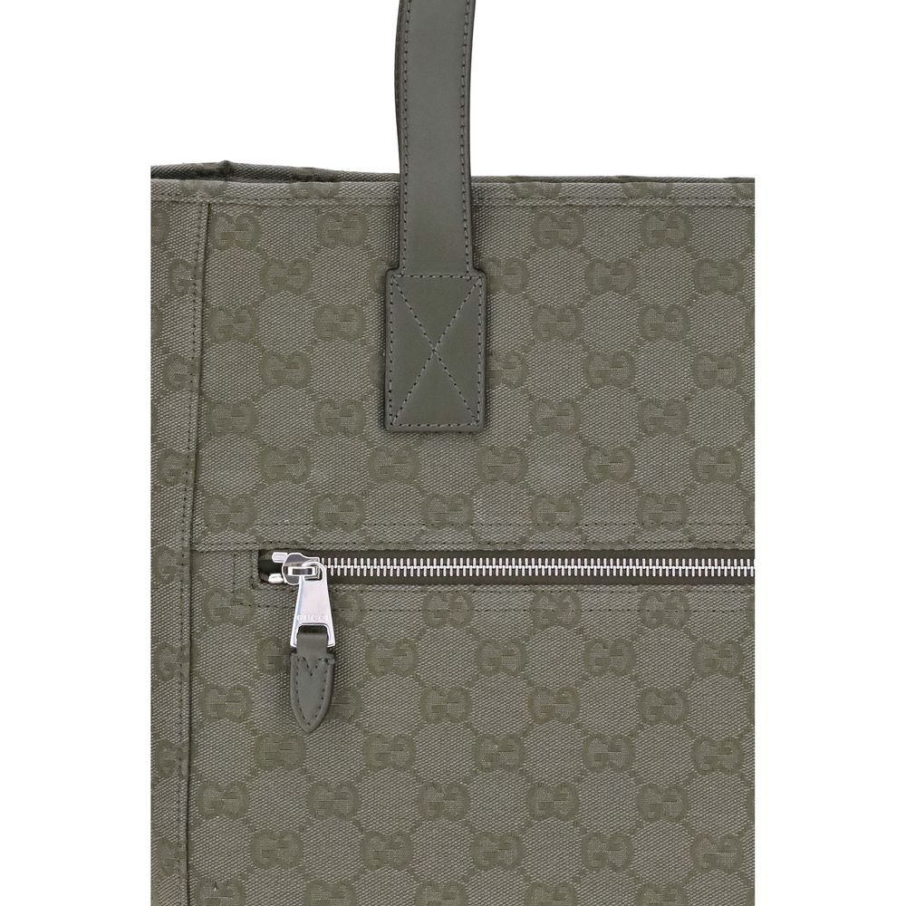 Sac fourre-tout moyen en toile GG de Gucci