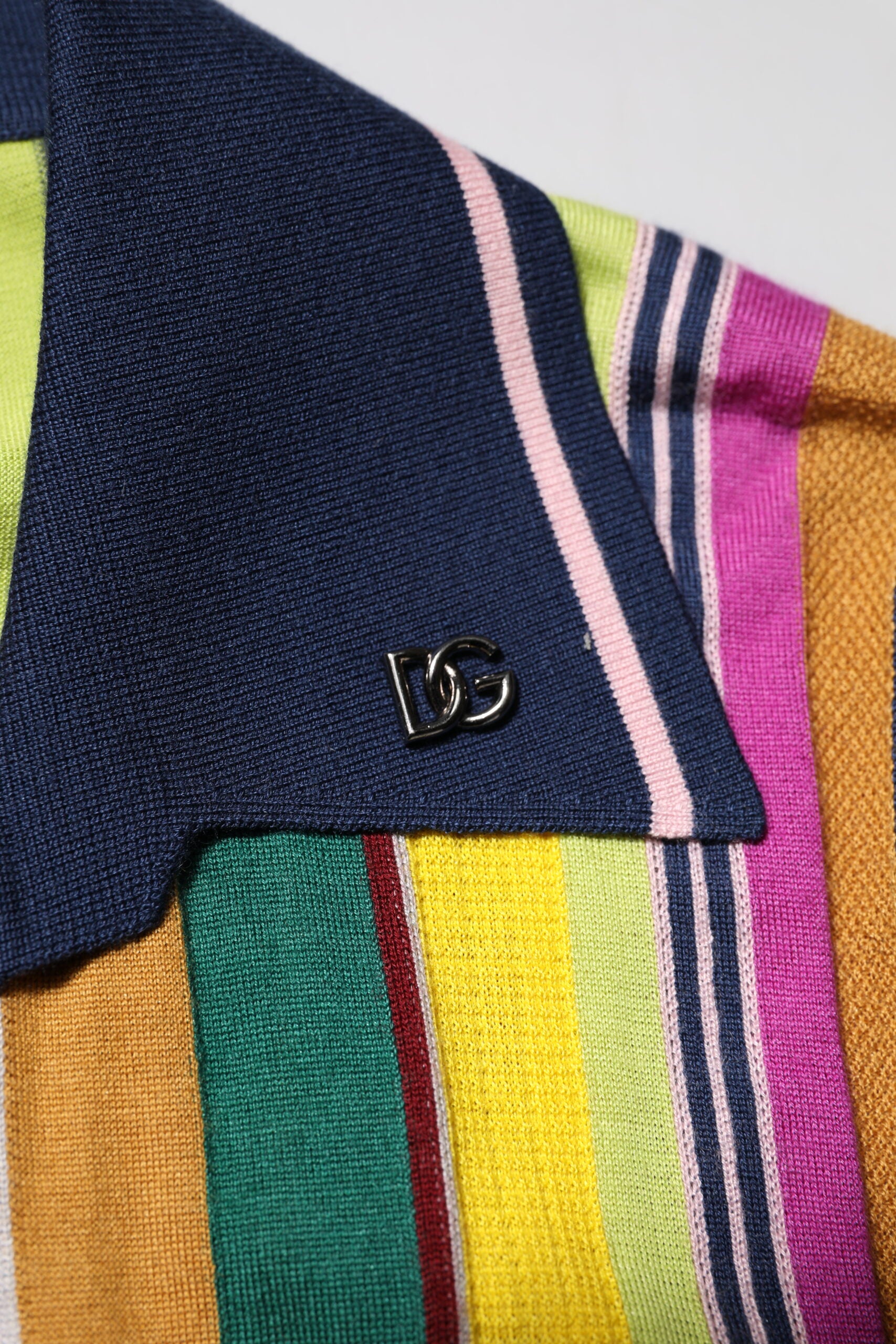 Polo à rayures multicolores Dolce &amp; Gabbana pour homme