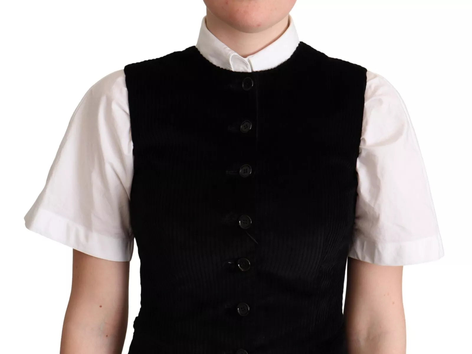 Gilet Dolce &amp; Gabbana à imprimé léopard noir et marron
