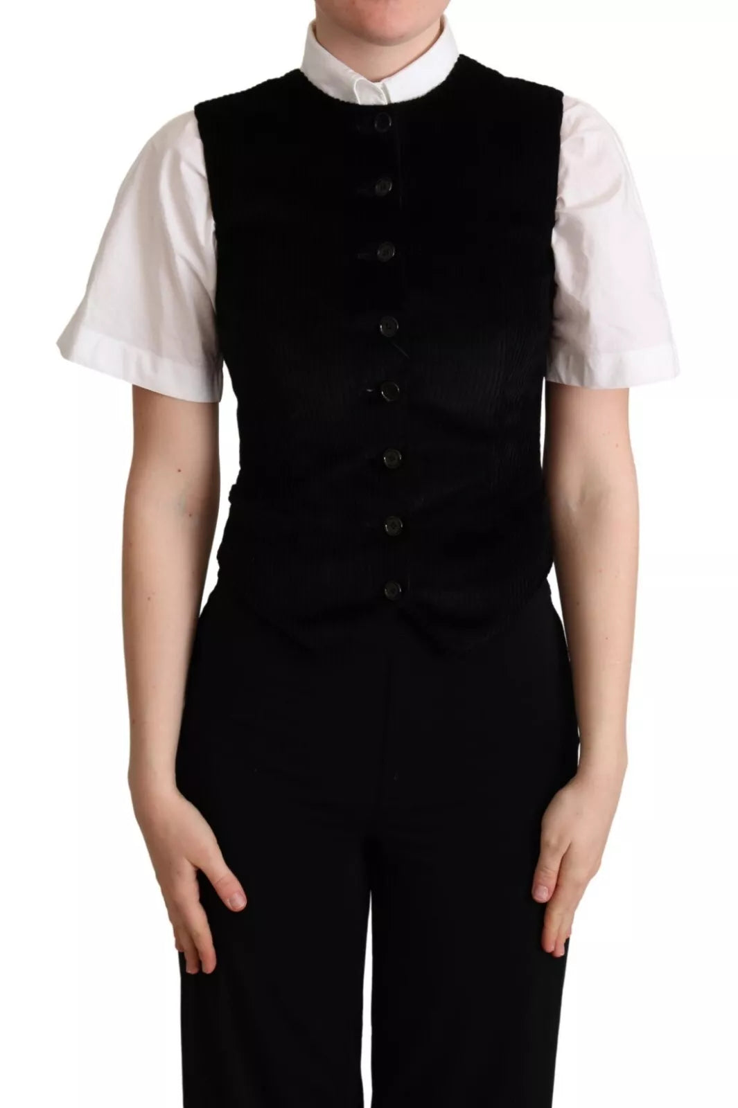 Gilet Dolce &amp; Gabbana à imprimé léopard noir et marron