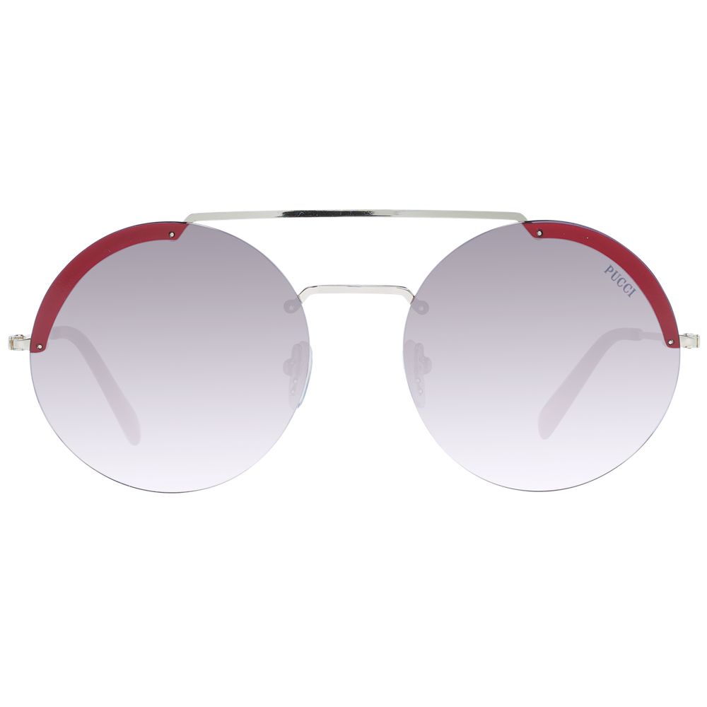 Lunettes de soleil dorées pour femme Emilio Pucci