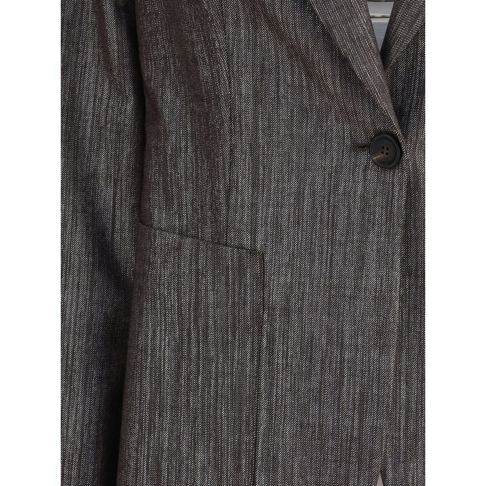 Blazer en tissu Lurex Brunello Cucinelli