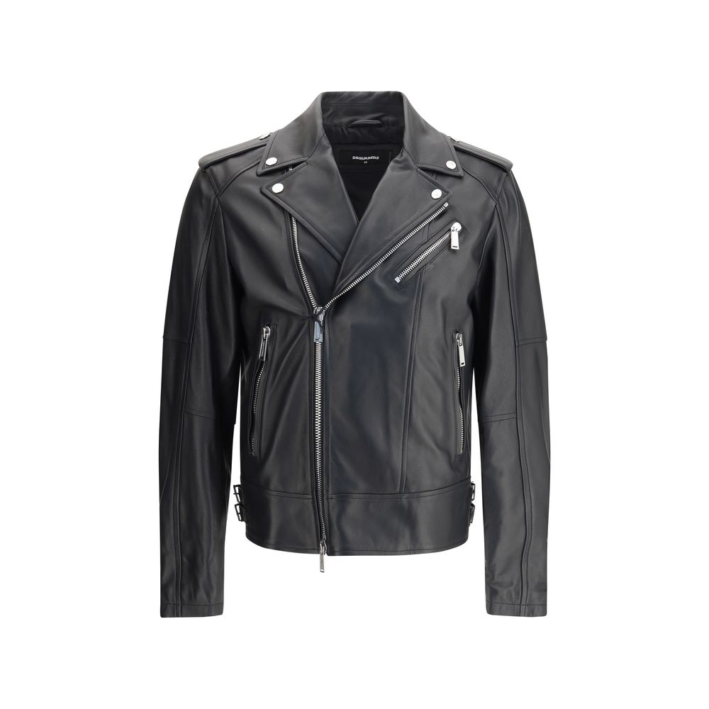 Veste en cuir Kiodo de Dsquared²