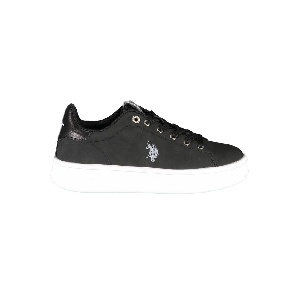 Baskets noires en polyester pour femme US POLO ASSN.