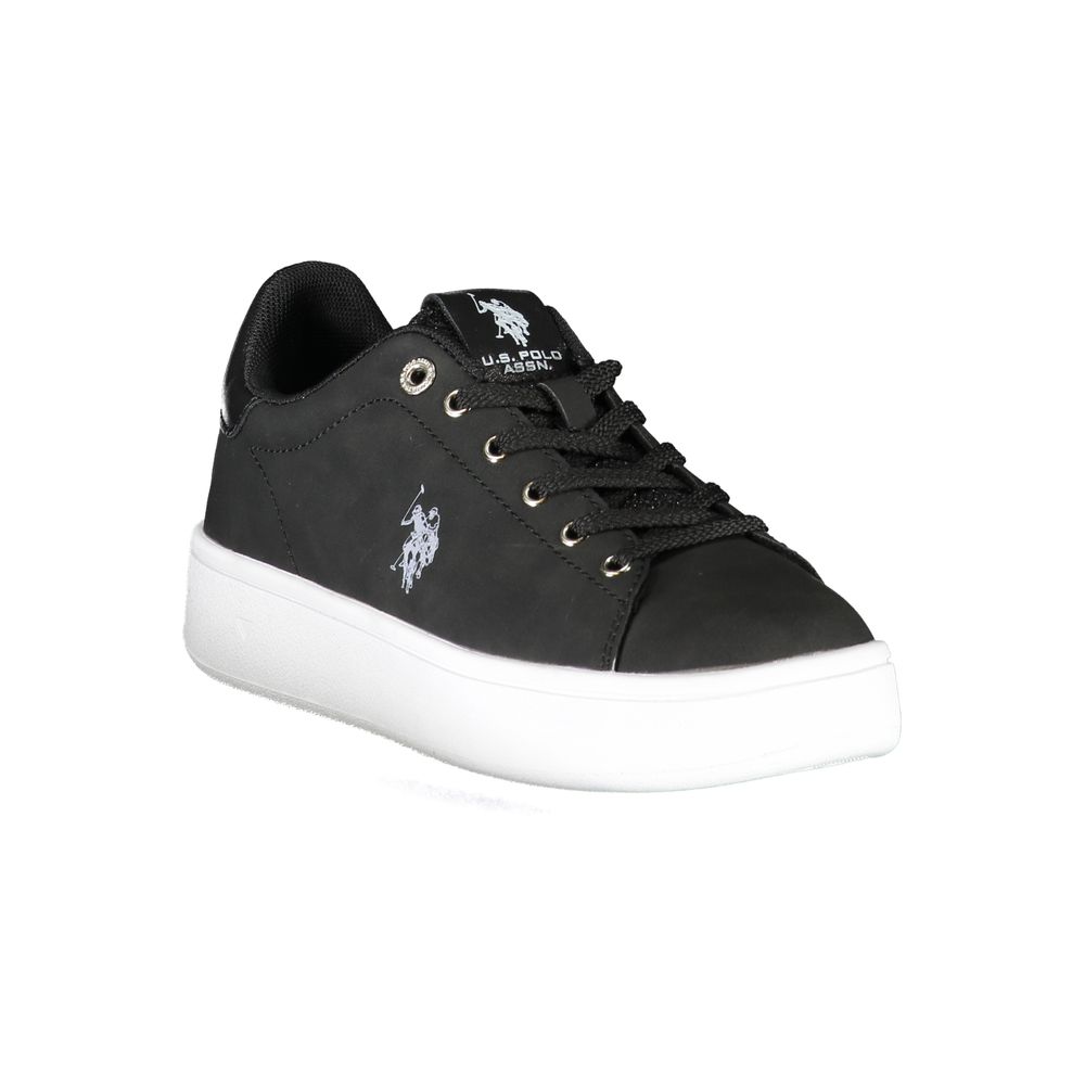 Baskets noires en polyester pour femme US POLO ASSN.
