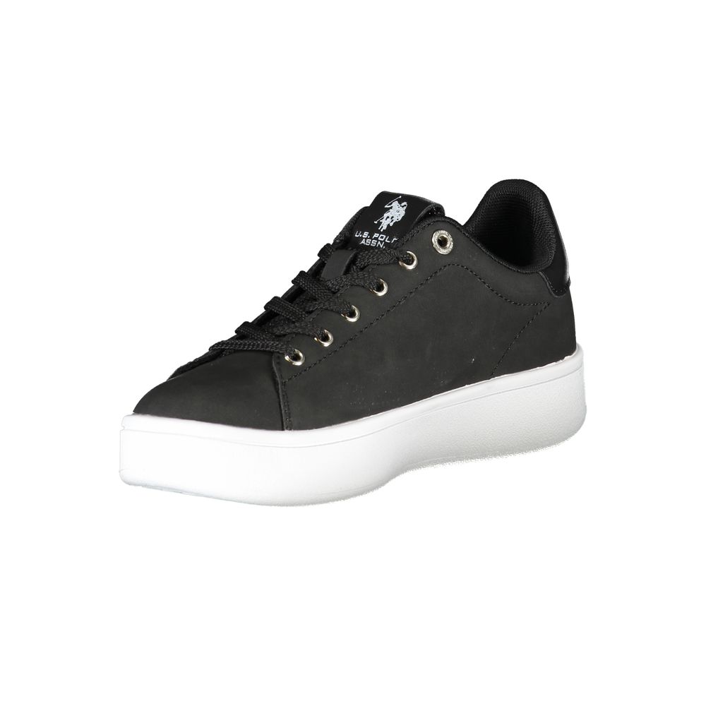 Baskets noires en polyester pour femme US POLO ASSN.