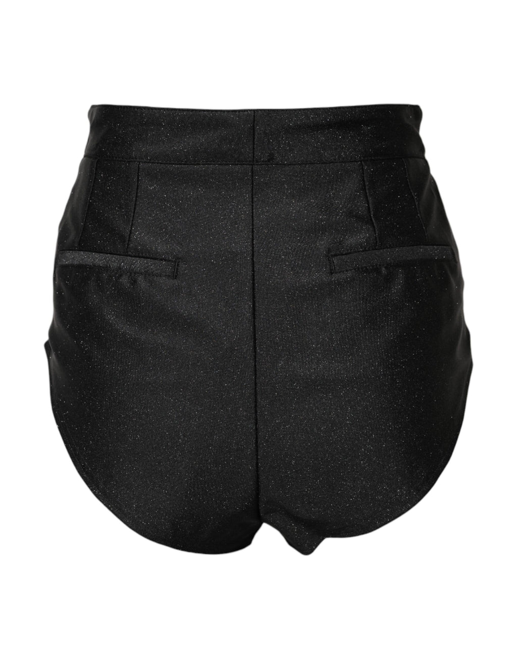 Short taille haute en viscose noire Dolce &amp; Gabbana
