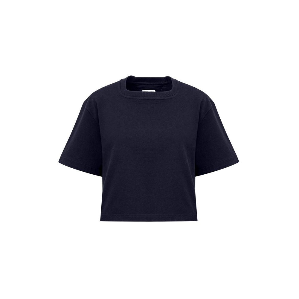 T-shirt en coton bleu Bottega Veneta