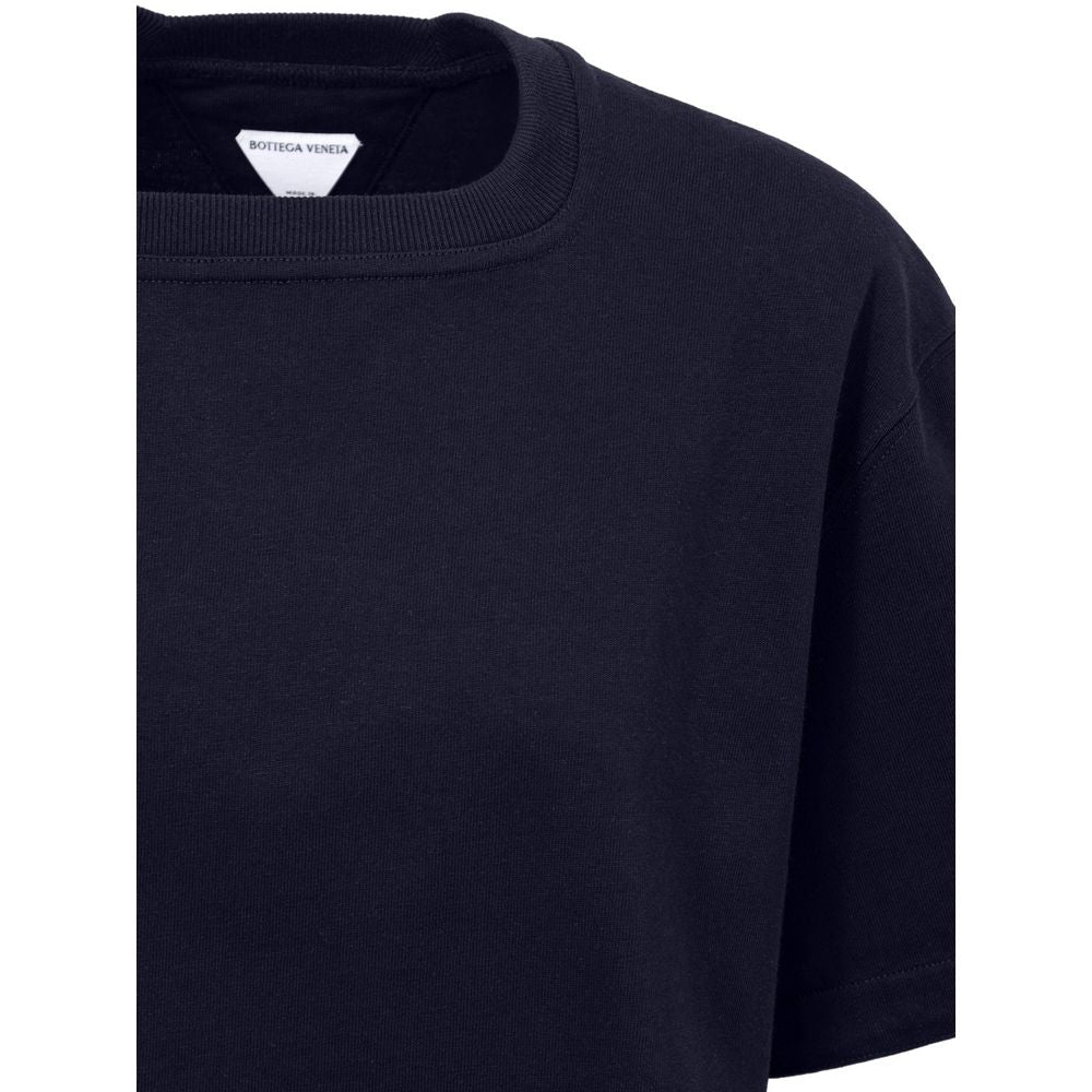 T-shirt en coton bleu Bottega Veneta