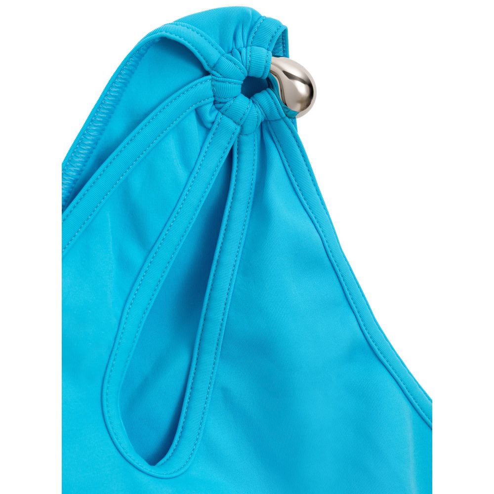 Bikini Bottega Veneta en polyamide turquoise