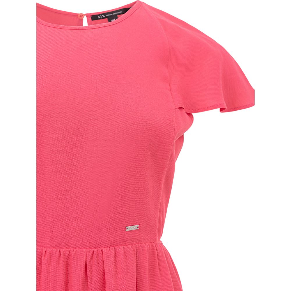 Short en viscose fuchsia Armani Exchange