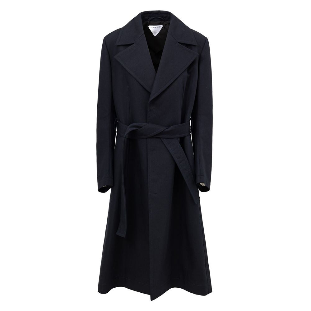Trench-coat en coton bleu Bottega Veneta