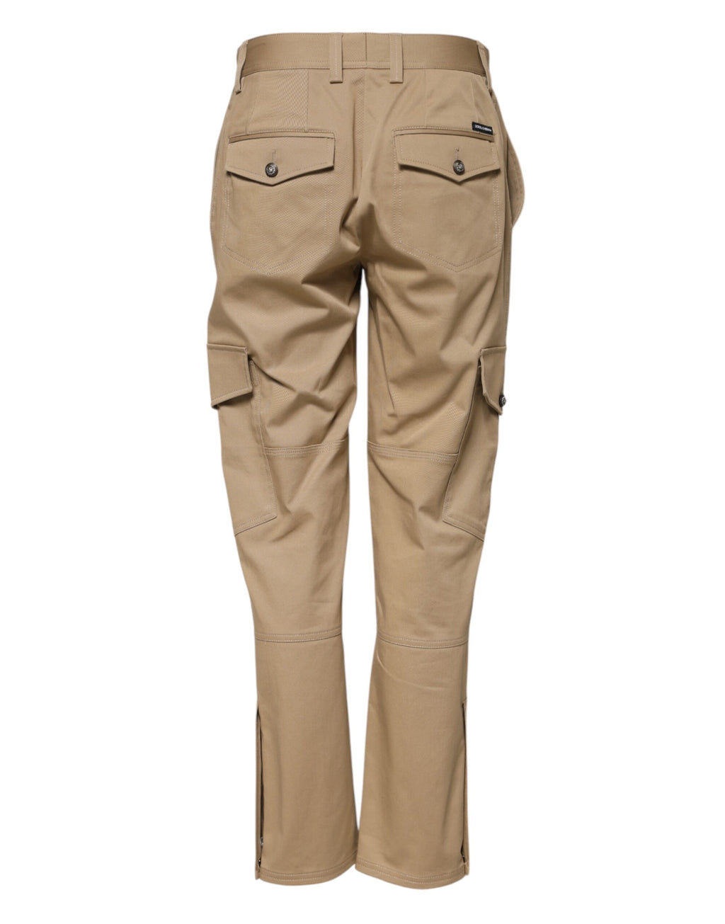 Pantalon cargo fuselé beige taille moyenne Dolce &amp; Gabbana 