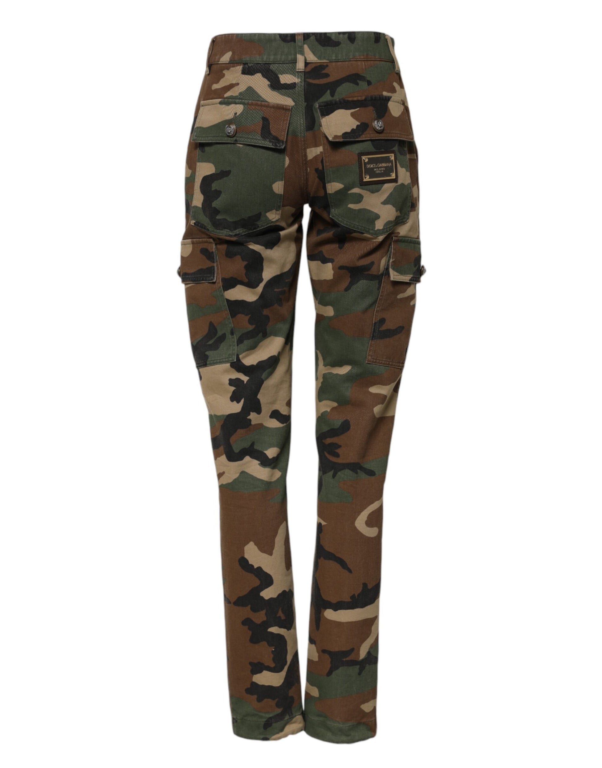 Pantalon cargo camouflage multicolore Dolce &amp; Gabbana