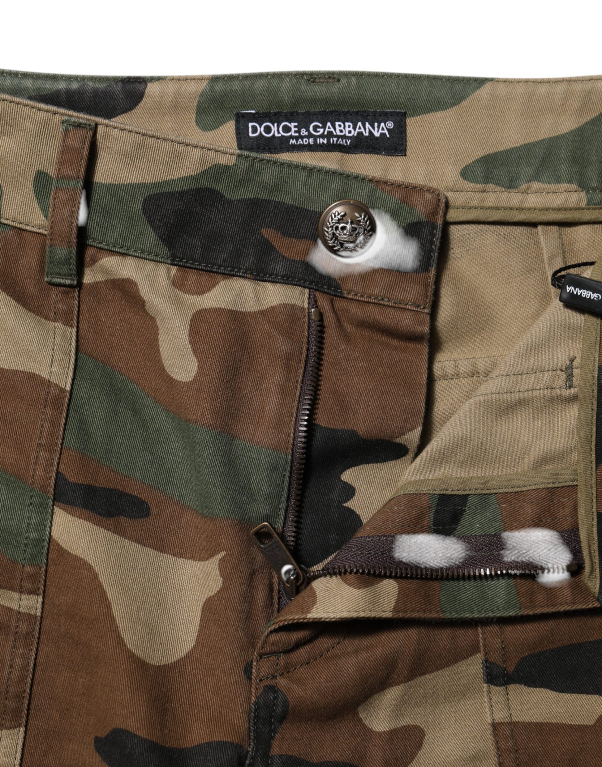 Pantalon cargo camouflage multicolore Dolce &amp; Gabbana