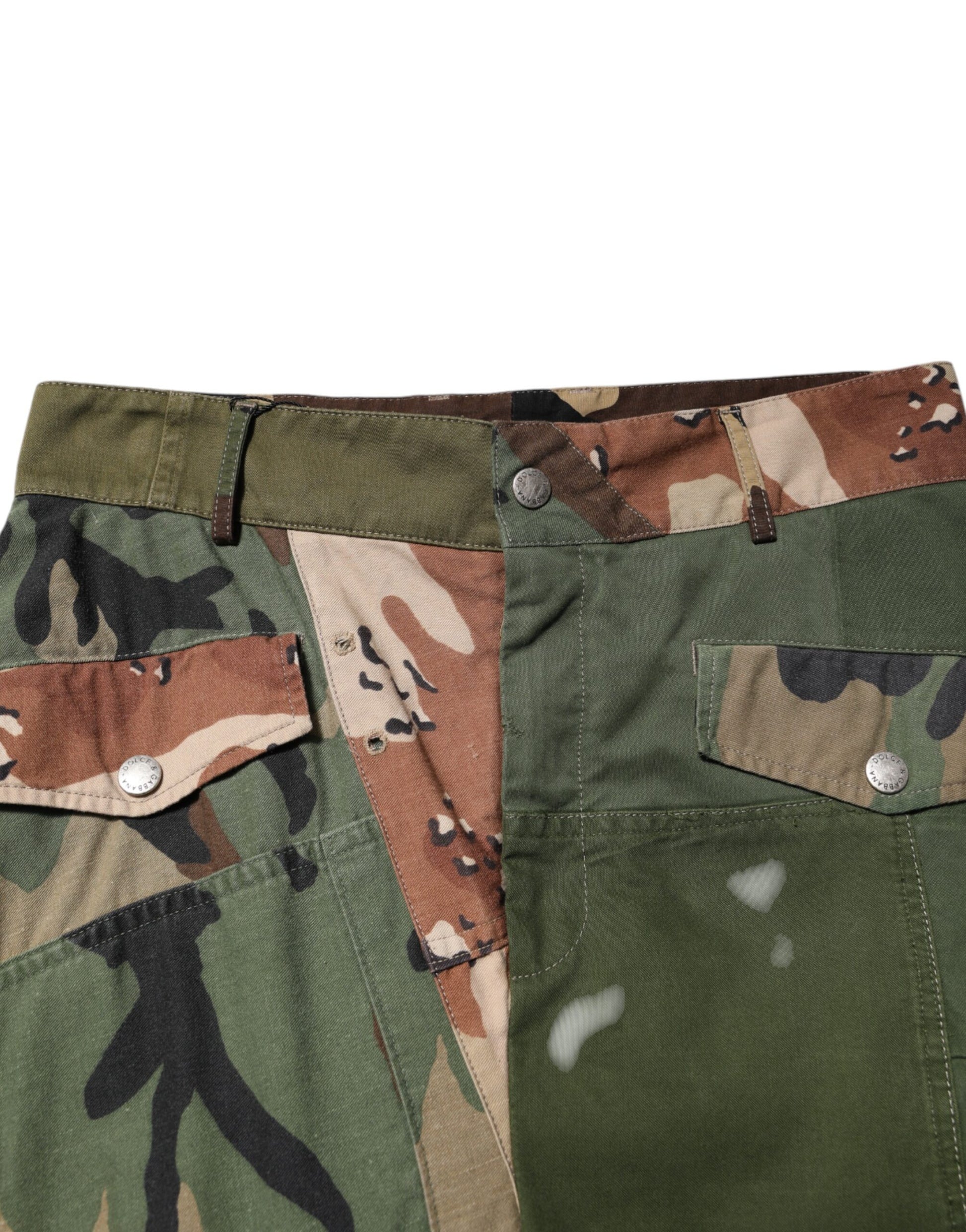 Pantalon cargo camouflage multicolore Dolce &amp; Gabbana