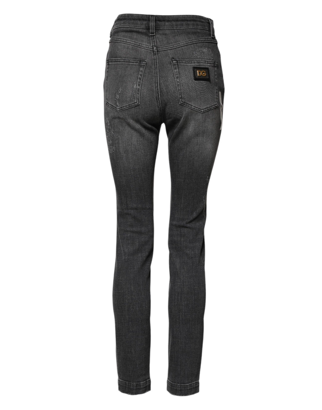 Jean skinny en coton gris foncé AUDREY de Dolce &amp; Gabbana 