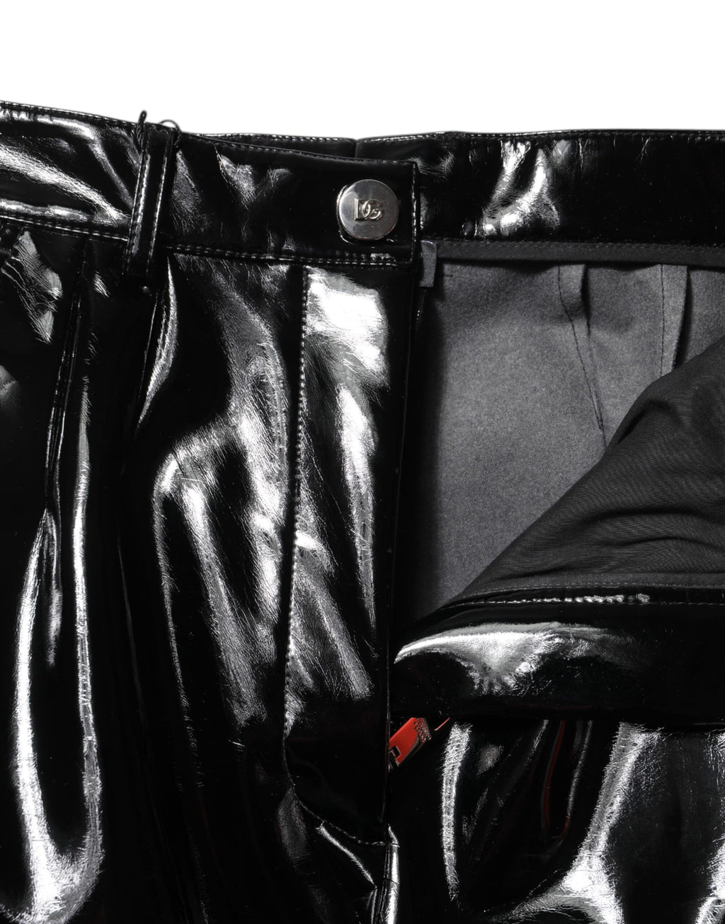 Pantalon cargo bootcut taille haute noir Dolce &amp; Gabbana 