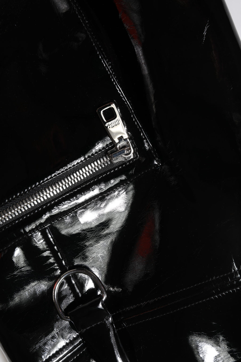 Pantalon cargo bootcut taille haute noir Dolce &amp; Gabbana 