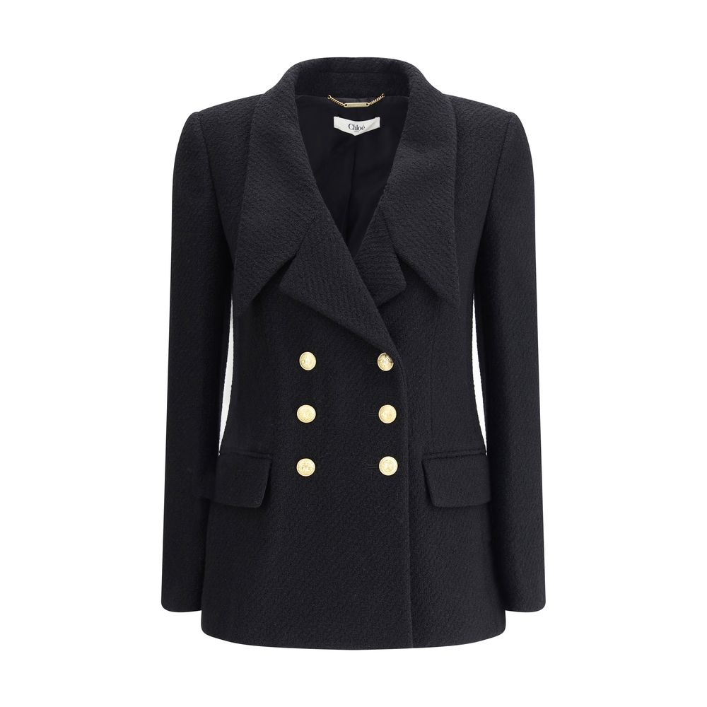 Blazer en laine bouclée Chloé