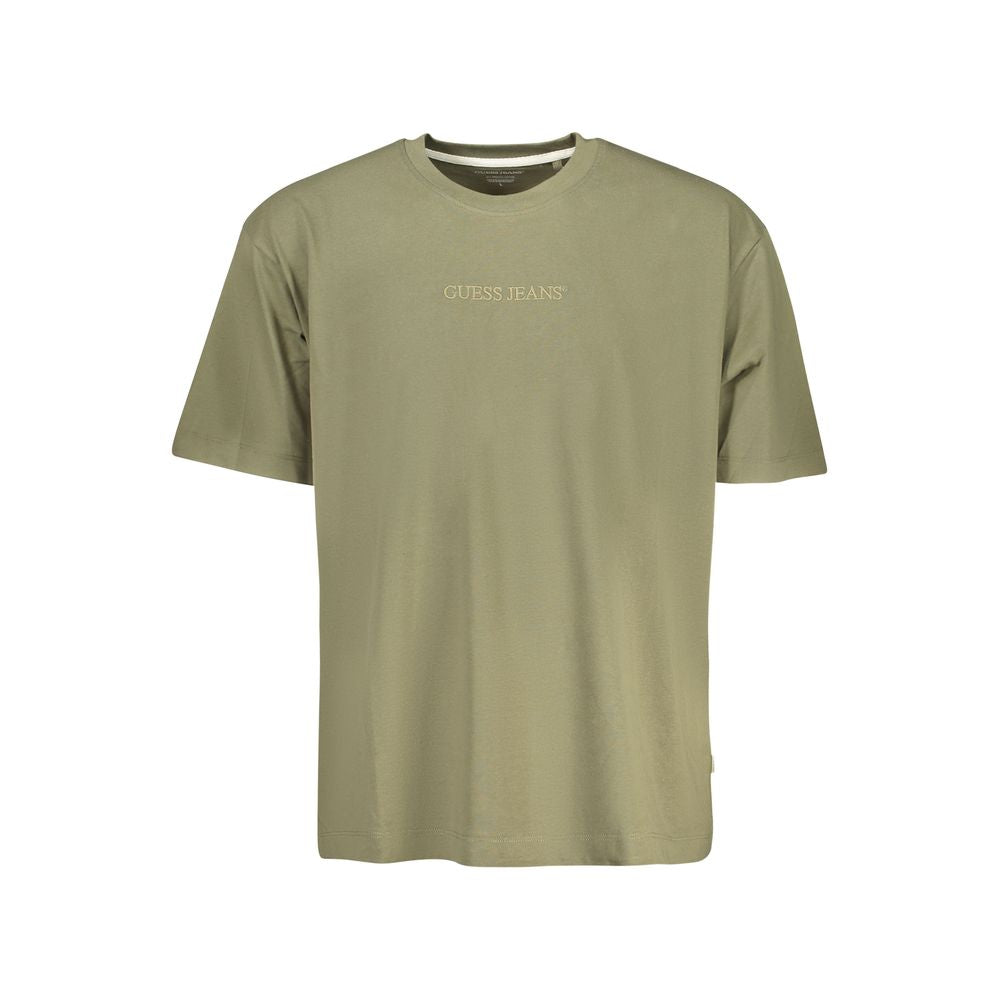 T-shirt Guess Jeans en coton vert pour homme