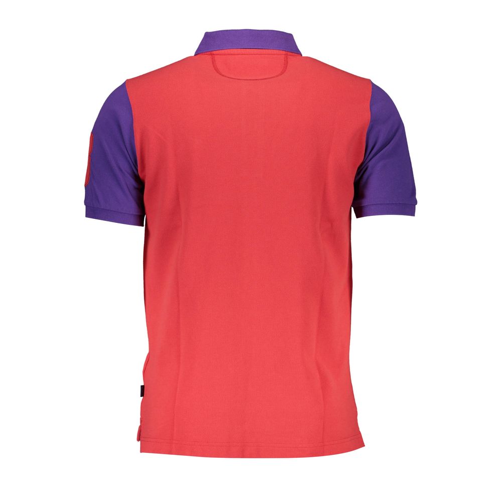 Polo en coton rouge La Martina