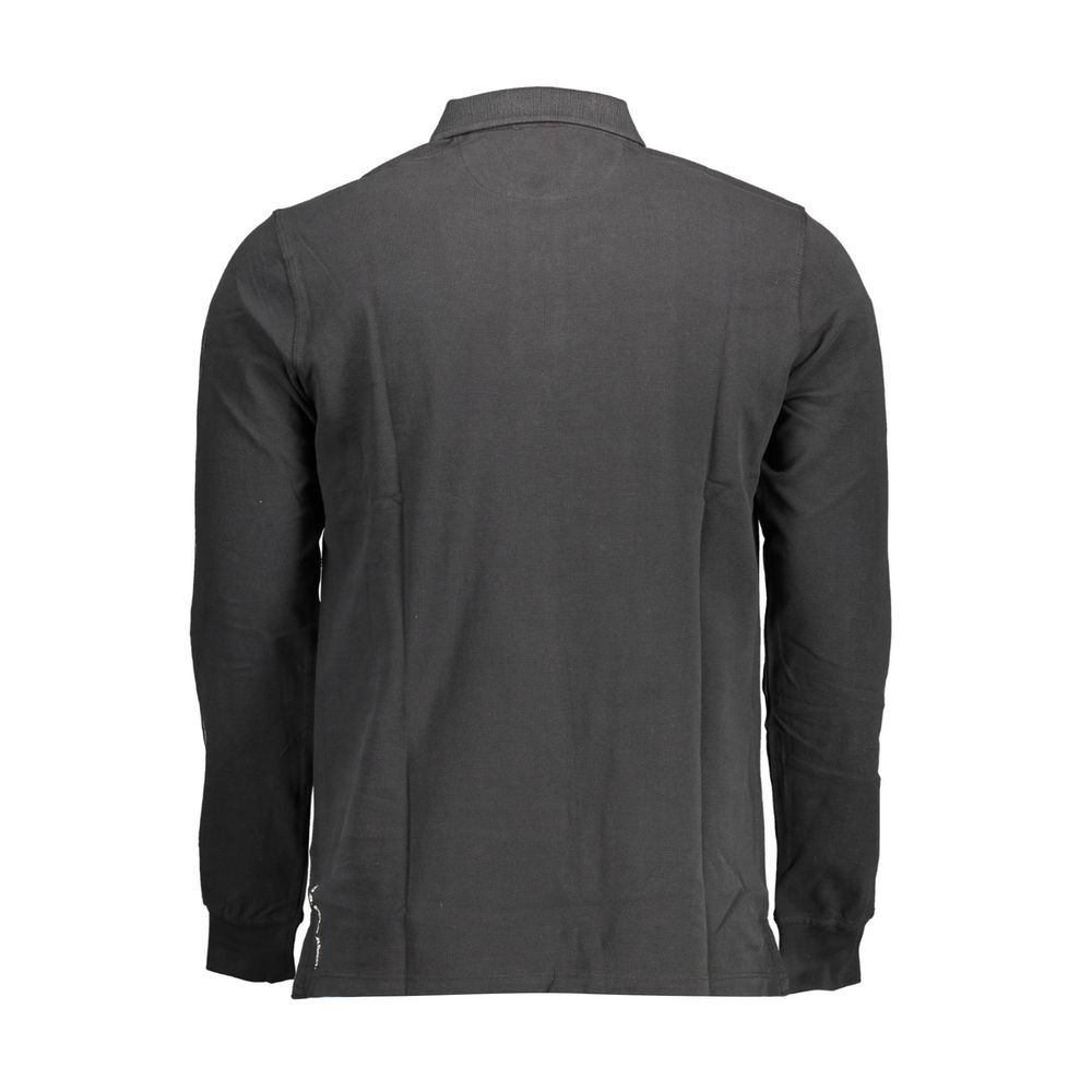 Polo noir en coton US POLO ASSN.