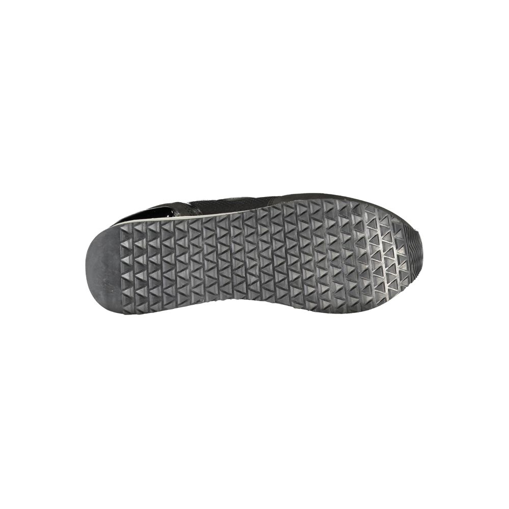 Baskets noires en polyester US POLO ASSN.
