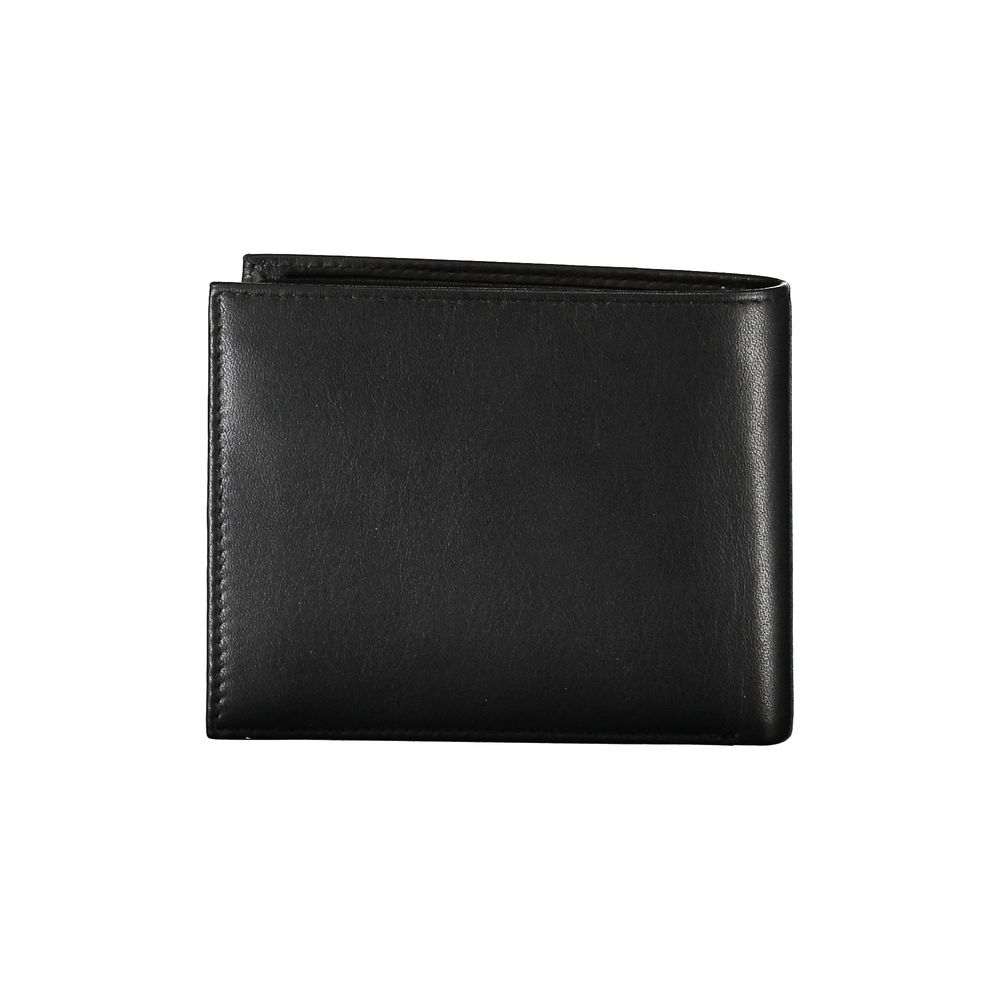 Portefeuille Guess Jeans en cuir noir